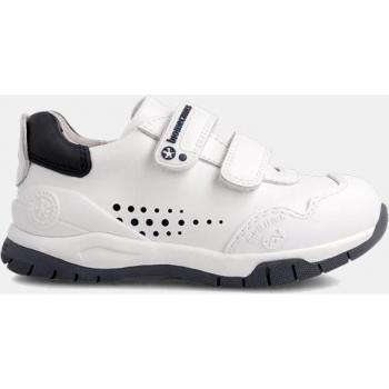 Zapatillas de piel unisex con doble cierre adherente