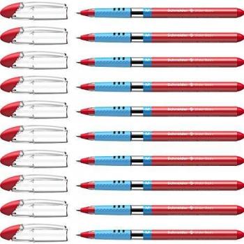 Schneider Slider –  Bolígrafos, Rojo, 10 unidades