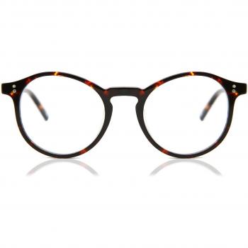 Oval Montura Completa Plástico Tortoiseshell Gafas Recetadas para Hombre - Gafas Anti-Azules - SmartBuy Collection
