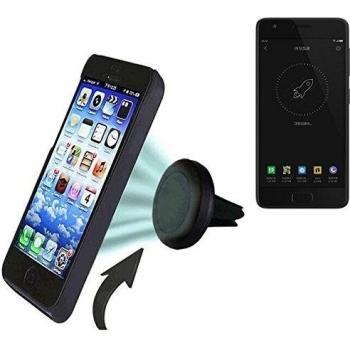 Coche universal del teléfono móvil / GPS / navegación titular del dispositivo por ejemplo, para ZUK Z2 ventilación Holder soporte de rejilla soporte para teléfono magnética ZUK Z2 Mini Car Air Vent titular Smartphone magnético. Fácil de instalar s