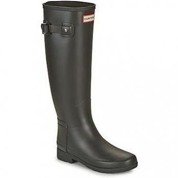 Hunter Refined Logo Tall Slim Fit Women's Boots - Black - UK5 EU38 US7