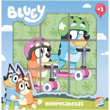 Cefa Toys Bluey Rompecabezas de 9 Cubos para Niños de 3+ Años