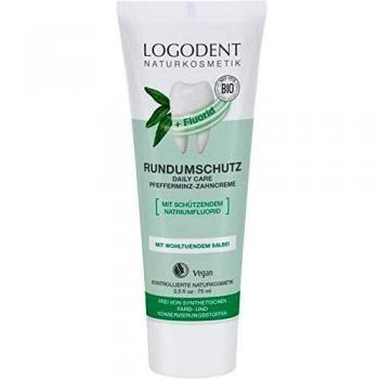 Logona Daily Care Mint Toothpaste with Fluoride, 75 ml