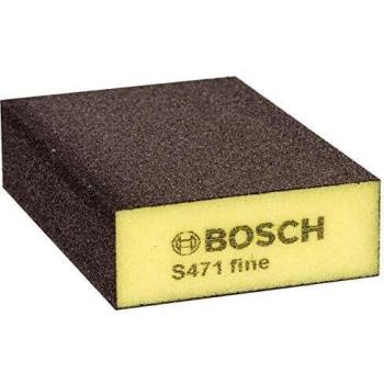 Bosch Taco Lijador Esponja Abrasiva Fino, Amarillo Marrón, 69x97x26mm