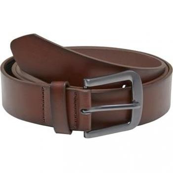Cinturón Unisex de Cuero Sintético Ligero - Marrón