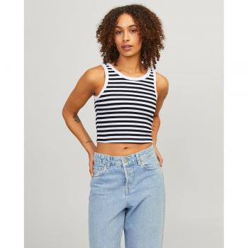 Top crop Jack & Jones JJXX Fallon Str SL Stripe - Mujer