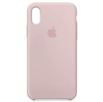Apple MQT62ZM/A Silicone Case for iPhone X - Pink Sand