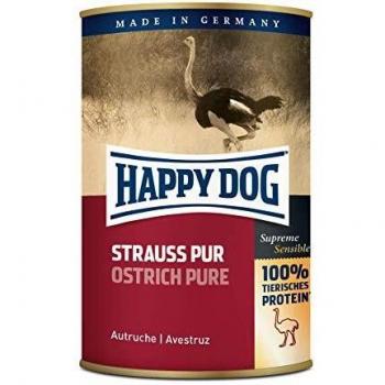 Happy Dog Can Pure Ostrich Comida para Perros - 400 gr