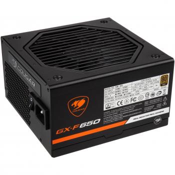 Cougar GX-F 80 Plus Fuente de Alimentación - 650 Watts - 150 x 86 x 140 mm - Black