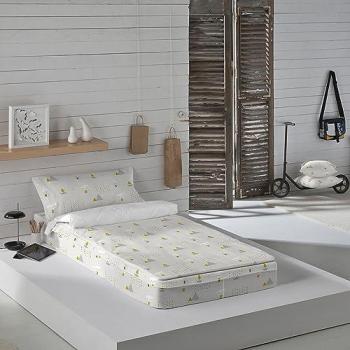 Saco Nórdico Infantil 100% Algodón con Relleno Barquito Chiquito, Cama 105 cm, Haciendo el Indio, Fabricado en España