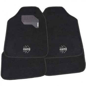 Set de Alfombrillas para Coche Momo 015 Blanco/Negro 4 uds