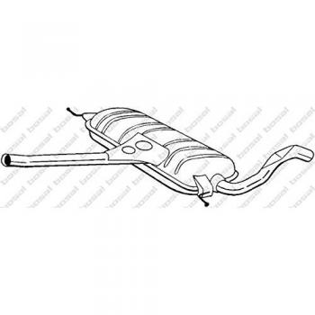 Bosal 283-243 Middle Silencer