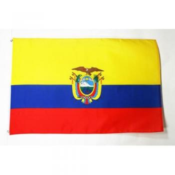 AZ FLAG Bandera de Ecuador 90x60cm - Bandera ECUATORIANA 60 x 90 cm