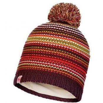 Buff JR Knitted & Polar Hat Amity Maroon