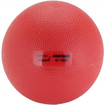 Heavymed Weighted Medicine Ball - 1 kg, 12 cm, Red