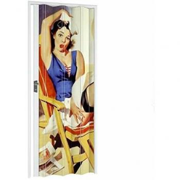Puerta Plegable de Interior de PVC Lady 115x214 cm Modelo Vera