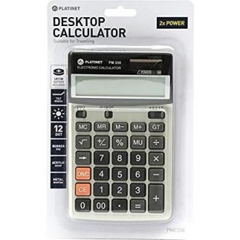 PLATINET CALCULADORA PM358 12D Bolsillo