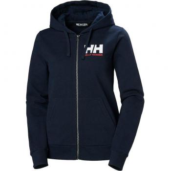 Helly Hansen Women's Logo Full Zip Hoodie 2.0 Navy