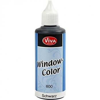 Window Color, negro, 80ml