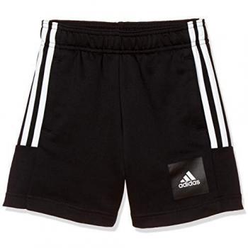 adidas Dmh 3Streifen Shorts Pantalones Cortos para niños, Infantil, Blanco/Negro, 104