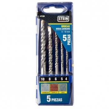 Broca Stein Widia Carburo 4-10 mm, 5 piezas