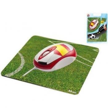 Trust Football Mouse w/Mousepad - Ratón