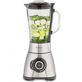 Caso B1800 PowerBlender Set Batidora de Vaso 1800W con Recipiente de Cristal de 1,75 L y 6 Cuchillas Revestidas de Titanio, 28.000 rpm
