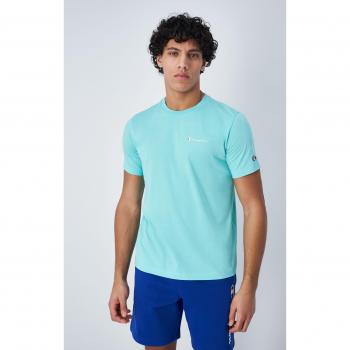 Camiseta Champion Crewneck Hombre Turquesa