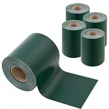 Set de 4 Rollos de Lámina para Valla de Privacidad en PVC Musgo Verde 19 cm x 140 m / 26,6 m²