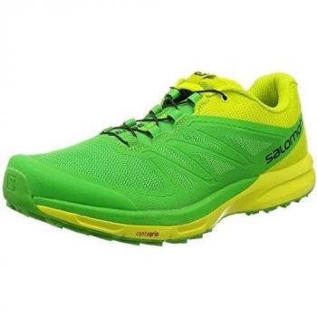 Salomon L39186300, Zapatillas de Trail Running para Hombre, Verde