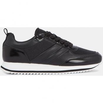 Zapatillas de hombre Calvin Klein tipo running bajas en piel con cordones
