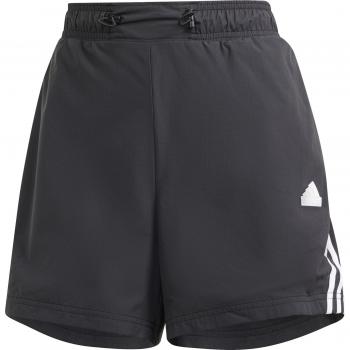 Pantalón corto adidas Future Icons 3 bandas mujer negro suelto