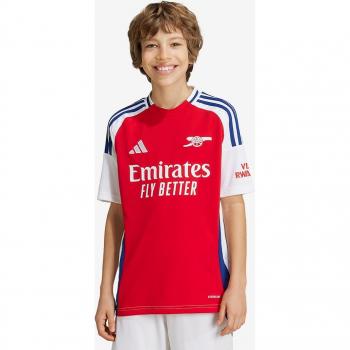 Arsenal adidas Home Shirt 2024-25 - Kids, Short Sleeve Jersey, Size: 7-8 Years, Color: Red/White, Unisex