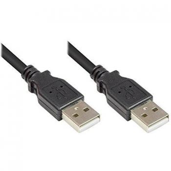 Cable USB 2.0 A Macho a Macho Negro 5m