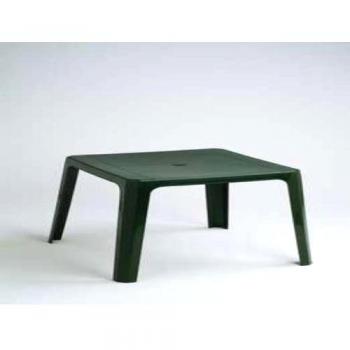 Garden Life 4025V - Mesa apilable cuadrada, 72 x 72 x 72 cm, color verde