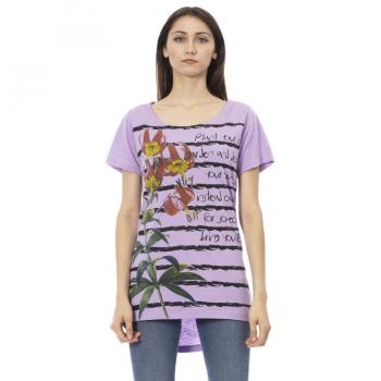 Trussardi Action Violet Cotton Top - Size S