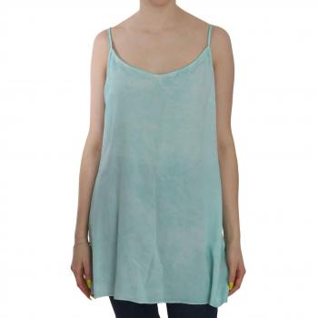 ERMANNO SCERVINO Women Sleeveless Spaghetti Dress Blouse - IT46|XL