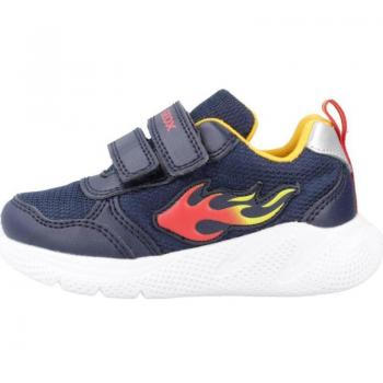 Zapatillas Deportivas de Niño Marca Geox Modelo B Sprintye Boy, Color Navy-Yellow, Código B354UC 01454, Diseño moderno y cómodo, Suela antideslizante, Plantilla acolchada para mayor confort
