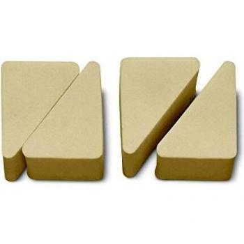 3 Claveles 11861 - Set de 4 Esponjas Maquillaje Partibles