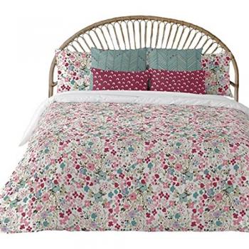 Funda Nórdica 100% Algodón Modelo Loni con Botones para Cama de 105 (180x220 cm) - Suavidad Garantizada