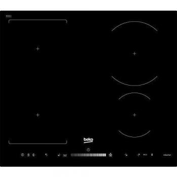 Beko HII64500FHT Placa de Inducción con 4 Zonas, Control Touch Slider y Tecnología Indyflex, 60cm