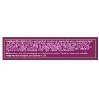 Health Aid ProstaVital Herbal Support Capsules with Zinc, Selenium, Vitamins E, C, B6 & Lycopene - 90 Count