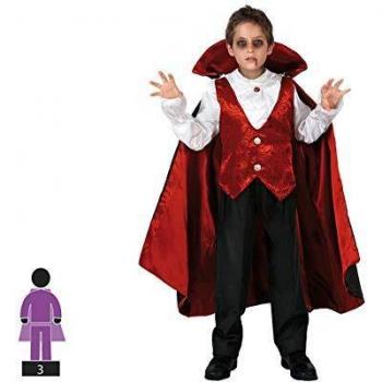ATOSA disfraz vampiro niño infantil borgoña 5 a 6 años