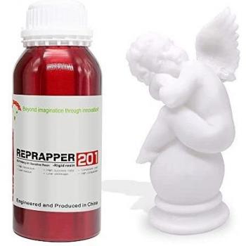 Reprapper 201 Resina UV LCD 405nm Resina Rapida Standard para Impresion 3D Fotopolimero Compatible con Anycubic Photon, Elegoo y más Impresora Resina 3D - 500g, Blanco