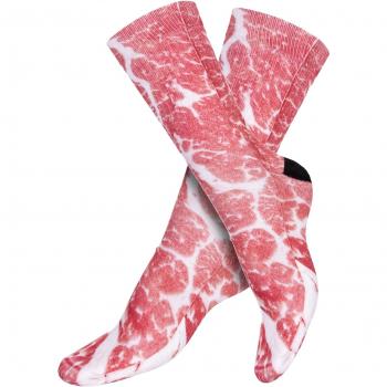 OnlineGT - Full Print calcetines largos 3D de moda - calcetines de rodilla - 36-41 EU Un tamaño - Multicolor