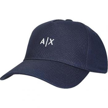 Armani Exchange Men's Logo Baseball Cap - Color: Navy Blue - Size: One Size - Male