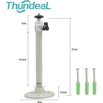 Soporte de pared para proyector de techo ThundeaL, colgador metálico de aleación de aluminio, 21CM, compatible con proyector LCD y DLP