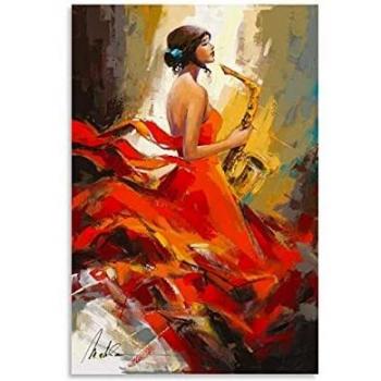 BGWC Póster de la artista Anatoly Metlan Returning to Stage en lienzo y arte para pared, diseño moderno de dormitorio familiar, 60 x 90 cm