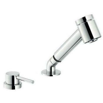 Mezclador de lavabo con rociador extraíble Nobili serie Acquerelli AQ93660CR Cromado - Latón