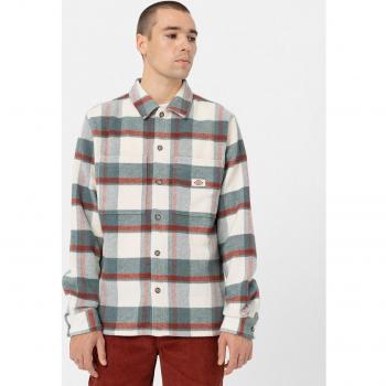 Camisa Dickies Coaling Cuadros Beige y Azul